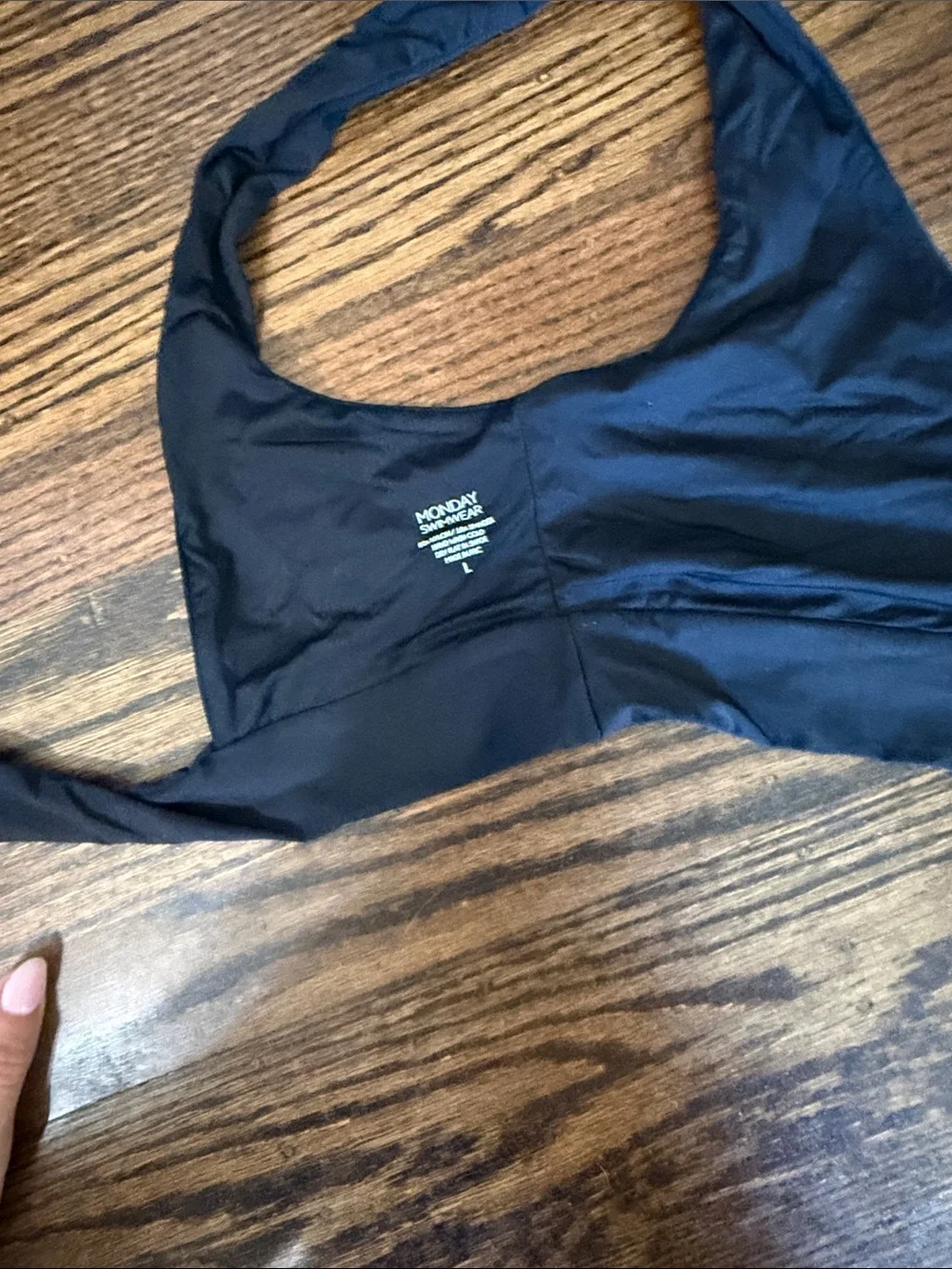 Black Women's Monday swimwear Jamaica Top - Size large